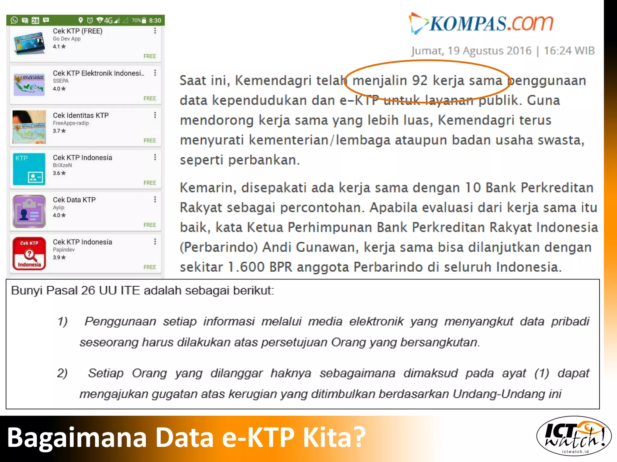 Bagaimana Data e-KTP Kita?
 