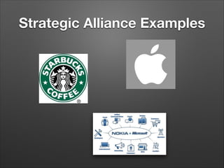 Strategic Alliance Examples

 