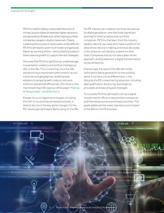 Private Equity: Powering Alpha Via AI, Analytics & Automation | PDF