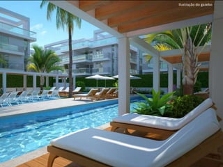 Ilustração do gazebo
 