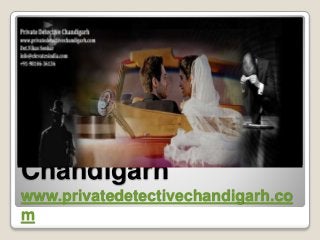 Private Detective
Chandigarh
www.privatedetectivechandigarh.co
m
 
