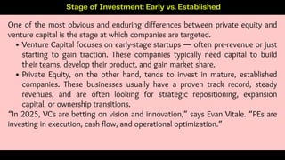Private Equity vs Venture Capital in 2025 Evan Vitale Explains the Key ...