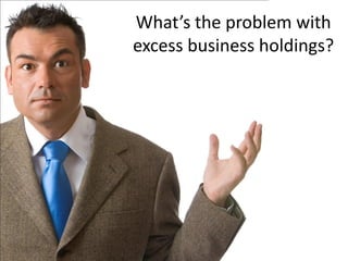 Buying or improving assets used
directly in charitable purposes also
count towards 5%
 