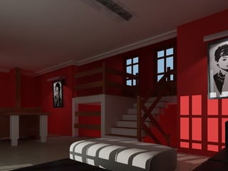 Private house render inside