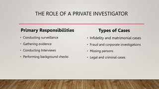 Private Investigators in London UK...ppt