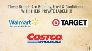These Brands Are Building Trust & Confidence
       WITH THEIR PRIVATE LABEL!!!!!




                                               11
 