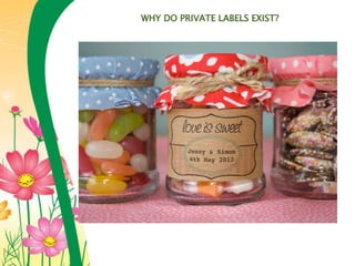 WHY DO PRIVATE LABELS EXIST?
 