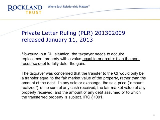 Private Letter Ruling (PLR) 201302009