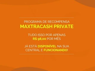 Cartão Fidelidade para Comerciantes Maxtracash Private