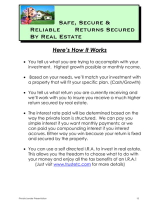 Private Money Presentation