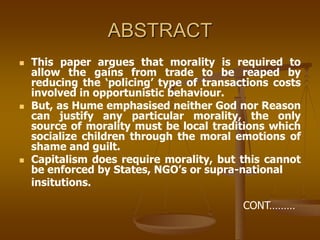 PRIVATE MORALITY & capitalism.ppt