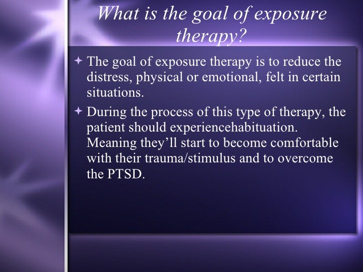 PTSD Exposure Therapy