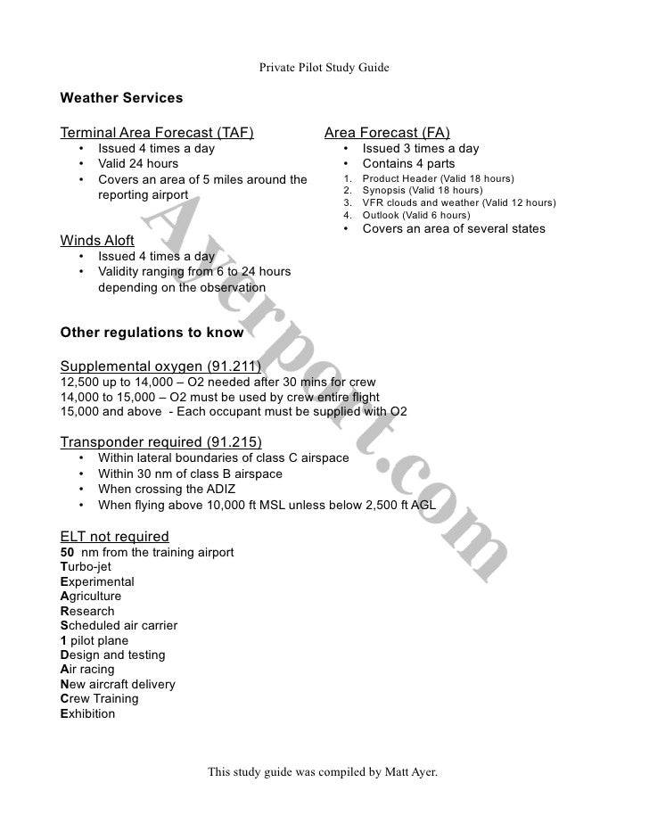 Private Pilot Study Guide private-pilot-study-guide