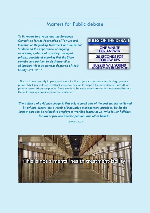 Importance Of Prisons In Prison