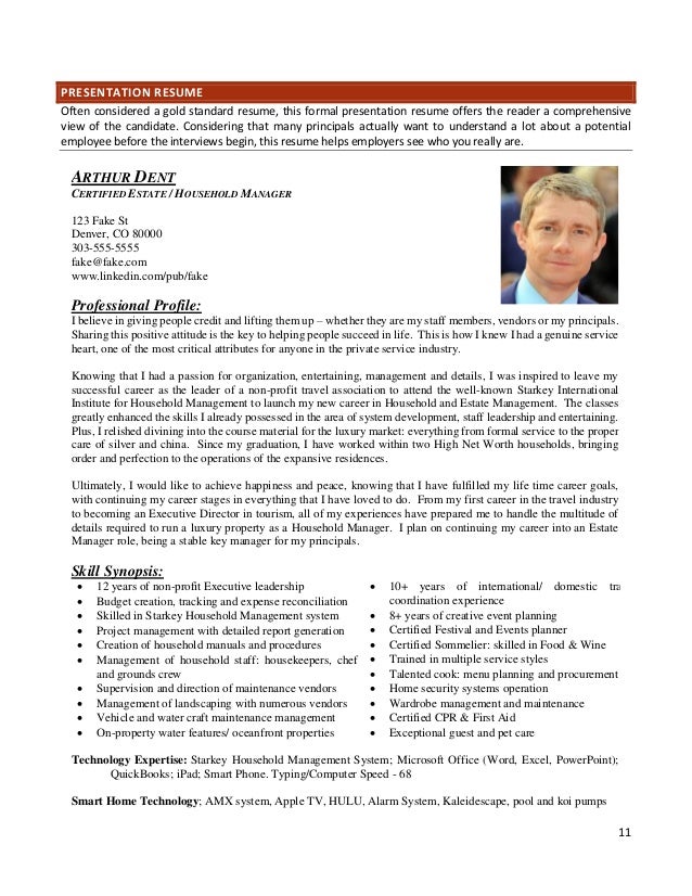 resume templates for the modern household manager modern management resume format
