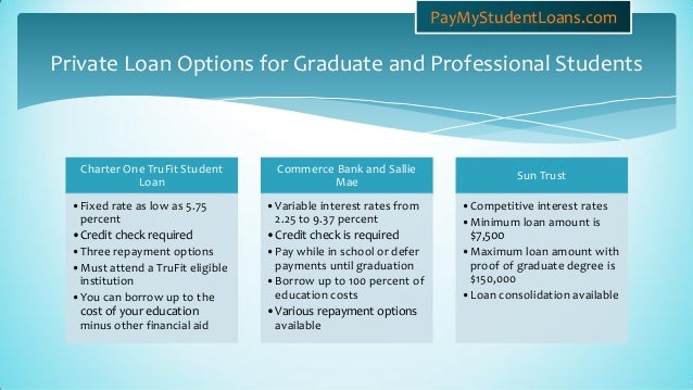 student loans without cosigner