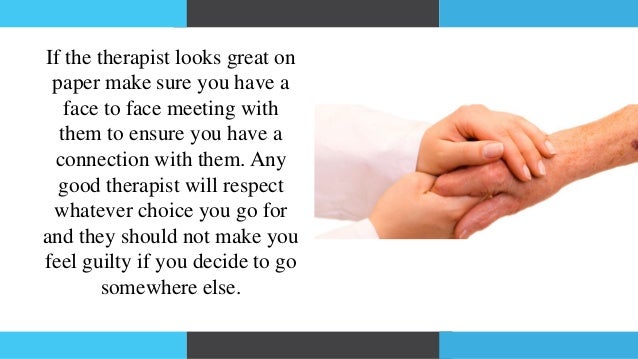 good therapist
