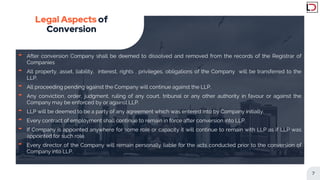 Convert Private Company to LLP | PPTX