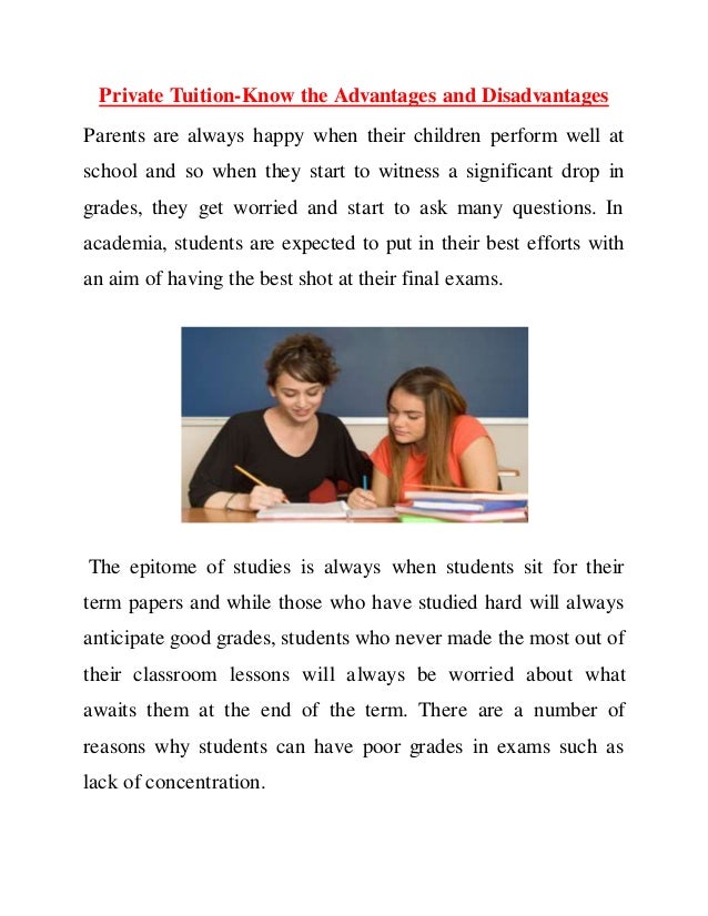 essay advantages disadvantages coaching classes Free essays on disadvantage of private tuition three classes explain 3 methods of adr and the advantages and disadvantages of each. essay advantages disadvantages coaching classes Free essays on disadvantage of private tuition three classes explain 3 methods of adr and the advantages and disadvantages of each.