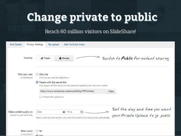 how to download from slideshare