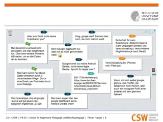 23.11.2016 | FB 03 | Institut für Allgemeine Pädagogik und Berufspädagogik | Tilman Happel | 8
 
