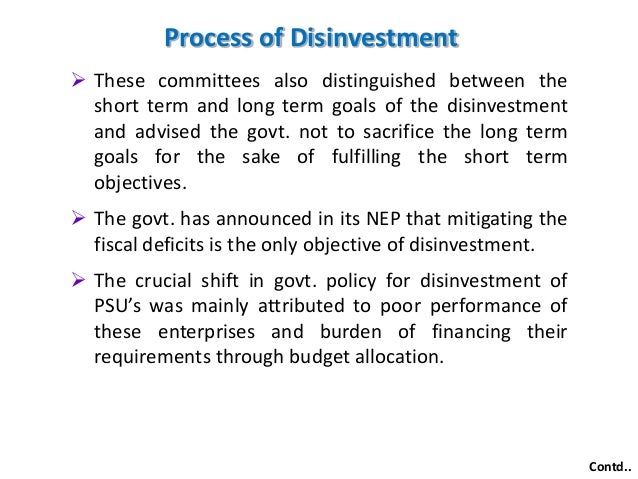 disinvestment and privatisation “privatization” or “disinvestment” are used to mean same thing ie, divestment of pses required in public interest the main objective of disinvestment is to put national resources and assets to optimal use and in particular to unleash the productive potential inherent in our public sector . disinvestment and privatisation “privatization” or “disinvestment” are used to mean same thing ie, divestment of pses required in public interest the main objective of disinvestment is to put national resources and assets to optimal use and in particular to unleash the productive potential inherent in our public sector .