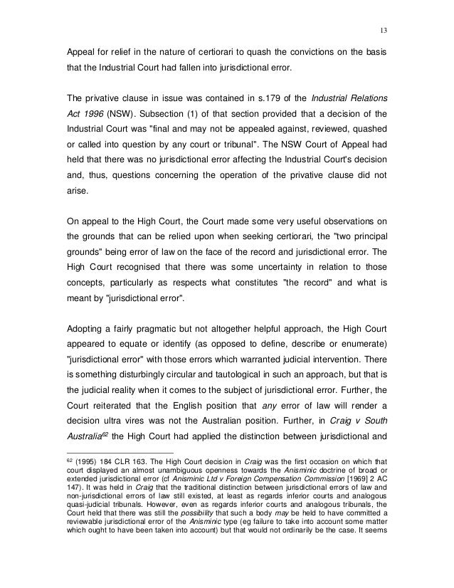 THE APPROACH OF THE COURTS TO THE CONSTRUCTION AND 
