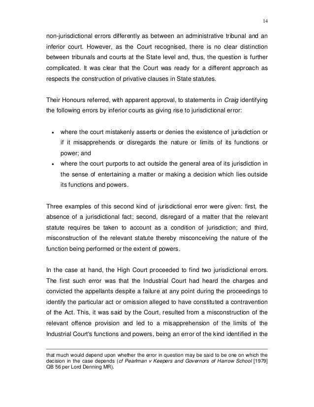 THE APPROACH OF THE COURTS TO THE CONSTRUCTION AND 