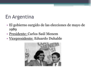 Privatizaciones en Argentina | PPSX