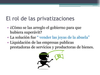 Privatizaciones en Argentina | PPSX