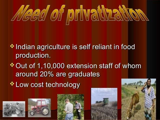 Privatization of Agricultural Extension Service