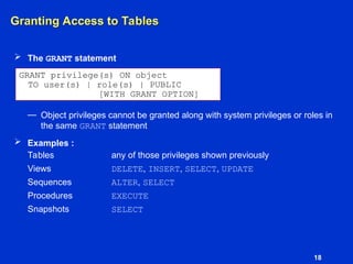 Introduction DB and Database Users Privileges.ppt