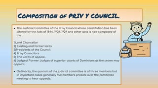 Privy council | PPTX