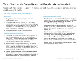 Valueclick Position Prix de transfert : le mirage de l'harmonisation ? | PDF