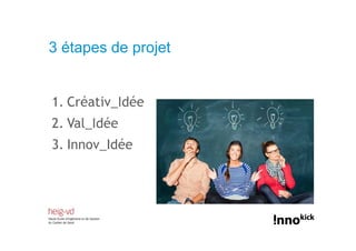 3 étapes de projet
 