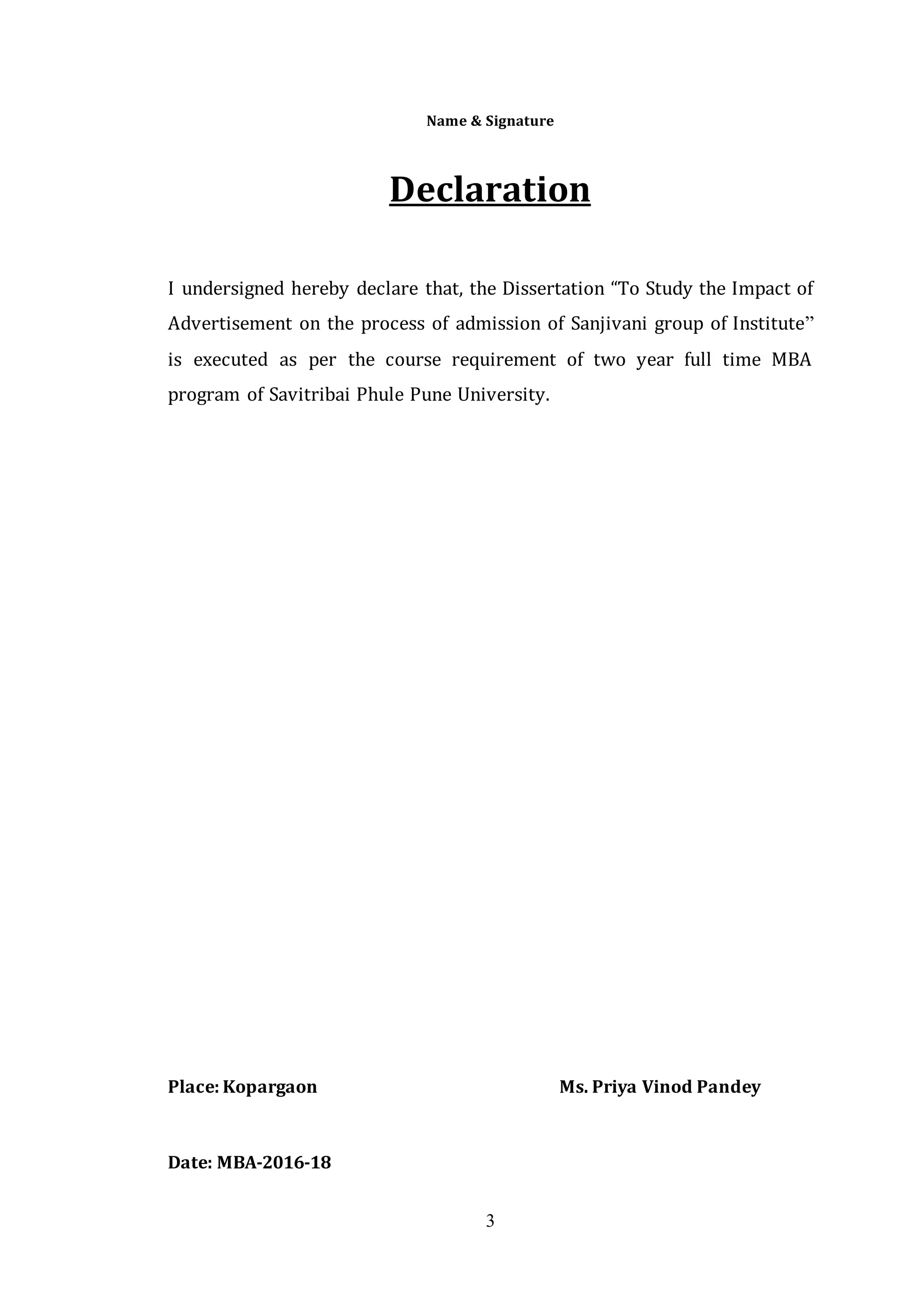 Dissertation Project Report. | DOCX