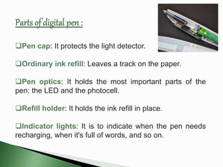 Reading Pen Components digital pen | PPTX