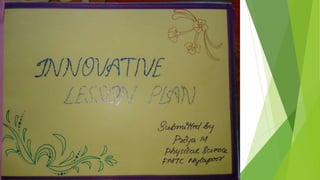 Innovative lesson plan