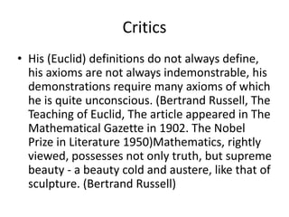 Euclid | PPT