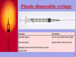Plastic disposable syringe 
66 
 