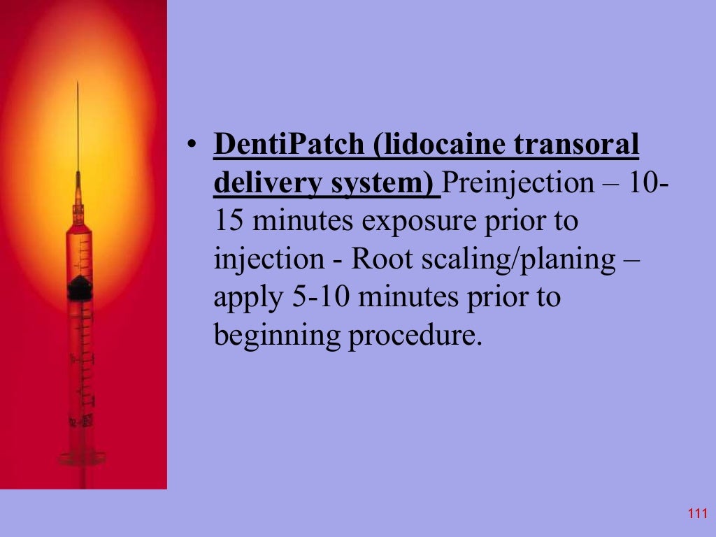 Local Anesthesia in Dentistry