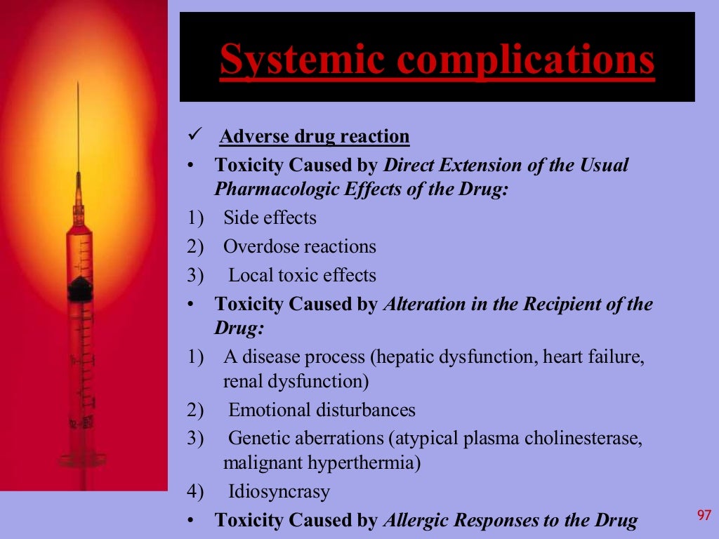 Local Anesthesia in Dentistry