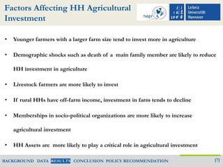 Infusing Growth: Rural Agricultural Investments and its Impact on Agrarian Development in Northeast Thailand