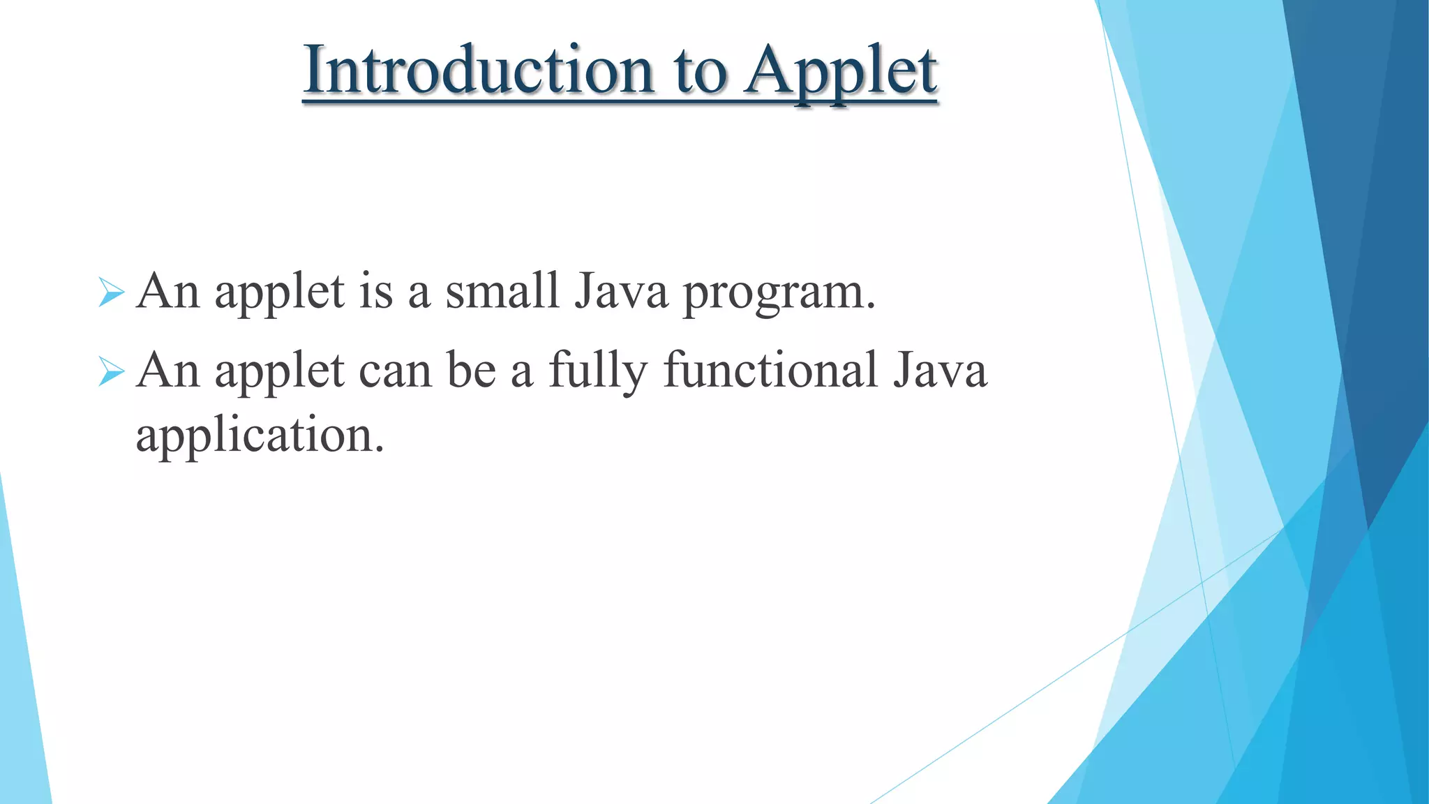 Java Applets | PPT