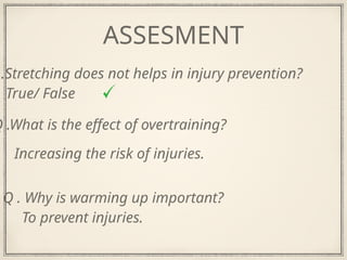 Priyanshu ppt injury prevention in sports | PPSX