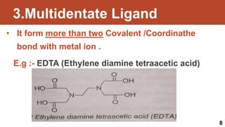 Multidentate Complexometric Titration ppt slide share | PPTX
