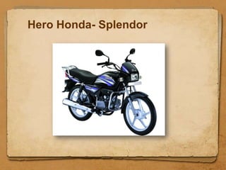 Hero Honda- Splendor
 