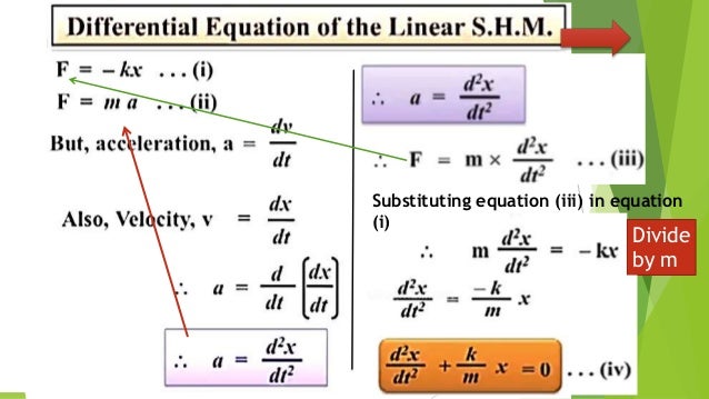 Oscillation formula
