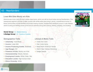 Claritas Prizm - Behavioral Customer Segmentation