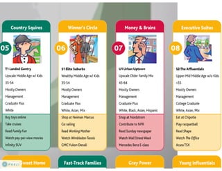 Claritas Prizm - Behavioral Customer Segmentation